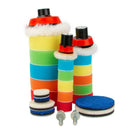 Sponge Car Polisher Drill Waxing Buffing Kit Buffing Waxing Sponge Pads