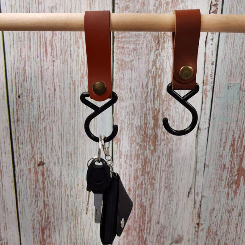 Outdoor PU Hooks Camping Clothes Storage Portable Hanger Holder Hiking Suppli