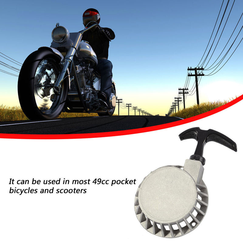 Recoil Starter Aluminum Pull Start Assembly for 49cc Pocket Quad Bike Minim