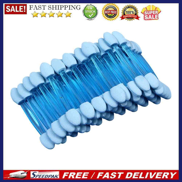 50pcs Eyeshadow Brushes Double Sided Sponge Women Make Up Eye Shadow Brushes