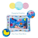 Cartoon Crawling Cushion Kids Water Play Mat Inflatable Thicken PVC Infant Gym P