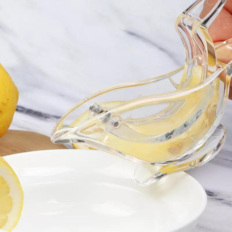 Manual Lemon Squeezer Acrylic Clip Orange Fruit Hand Juicer Home Kitchen Kit s: