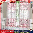 Peony Curtain Living Room Bedroom Home Door Window Curtain (Pink) Newly
