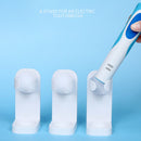 Punch Free Toothbrush Rack Wall Mounted Electric Toothbrush Organizer Rack Shelf