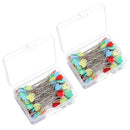 200PCS Home Needles Head Mini Patchwork Quilting Love Heart Sewing Pin