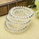3pcs Fashion Clear Women Girl Wire Hair Tie Rope Ponytail Holder Hairband Rubber