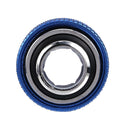 G1/4 Thread Rigid Tube 14mm Hard Tube Extender for PC Water Cooling(Blue)