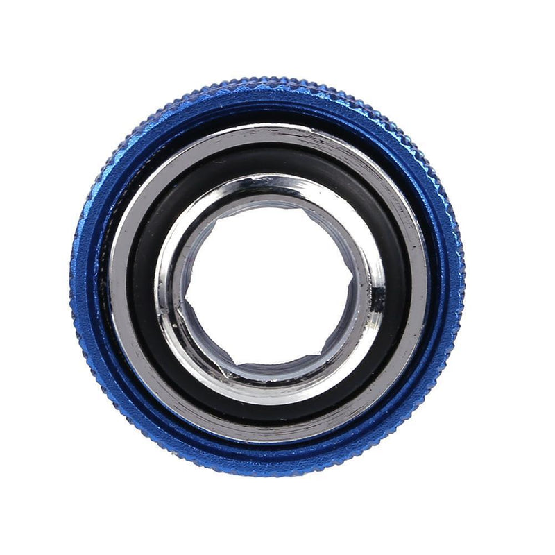 G1/4 Thread Rigid Tube 14mm Hard Tube Extender for PC Water Cooling(Blue)