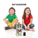 DIY Assemble Electric Lift Elevator Kids Science Experiment Toys School Project