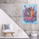 5D Part Drill Special Shaped DIY Wolf Rabbit Mosaic Rhinestone Diamond Pain