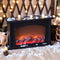 LED Fireplace Lantern Lamps Living Room Flame Christmas Night Light (A) Newly