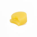 5pcs Rubber Clarinet Thumb Rest Covers Finger Rest Protective Pads (Yellow)
