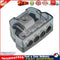 4 Way Power Distribution Block 0GA in to 4GA Out for Car Audio Stereo Amp Newly