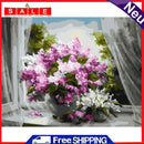 Painting By Numbers DIY Bouquet Canvas Oil Art Picture Craft Home Wall Decor Kit