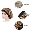 Women Wide Band Haircare Chemo Caps Hair Cover Satin Bonnet Sleep Cap Night Hat
