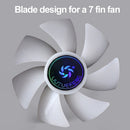 CPU Cooler 3 Pin for Intel LGA AMD Quiet Fan Cooling Fan Silent Radiator