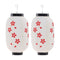 2pcs Lantern Cloth Festival Lanterns Waterproof for Shop Hotel Decor (Red)