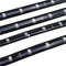 Blue 4pcs 30CM/15 LED Car Motors Truck Flexible Strip Light Waterproof 12V Newly
