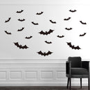 20 Halloween Stickers Bat Black Vinyl Window Decorations Spooky Party Kids Wall`