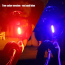 LED Mountain Bicycle Taillight Night Ridding Rear Lights (Red Blue Light) Newly