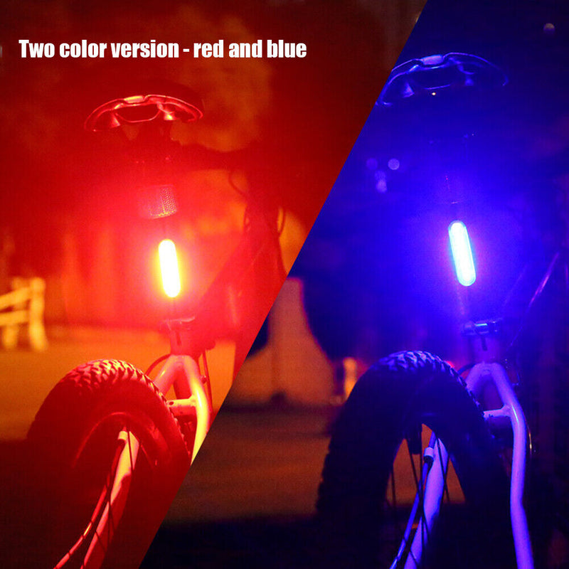 LED Mountain Bicycle Taillight Night Ridding Rear Lights (Red Blue Light) Newly