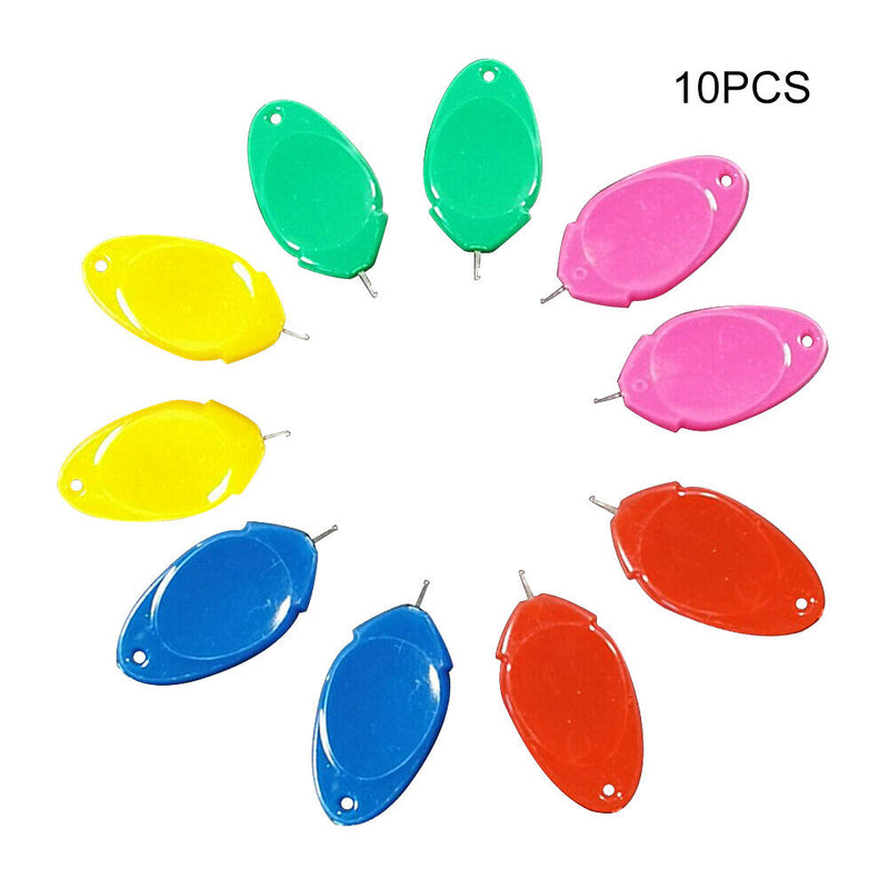 Colorful Guide Needle Threader DIY Needle Threader Random Color (10pcs) Newly