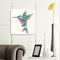 5D Partial Special Shaped Diamond Painting Hummingbird Poster Kit (UP265) Newly