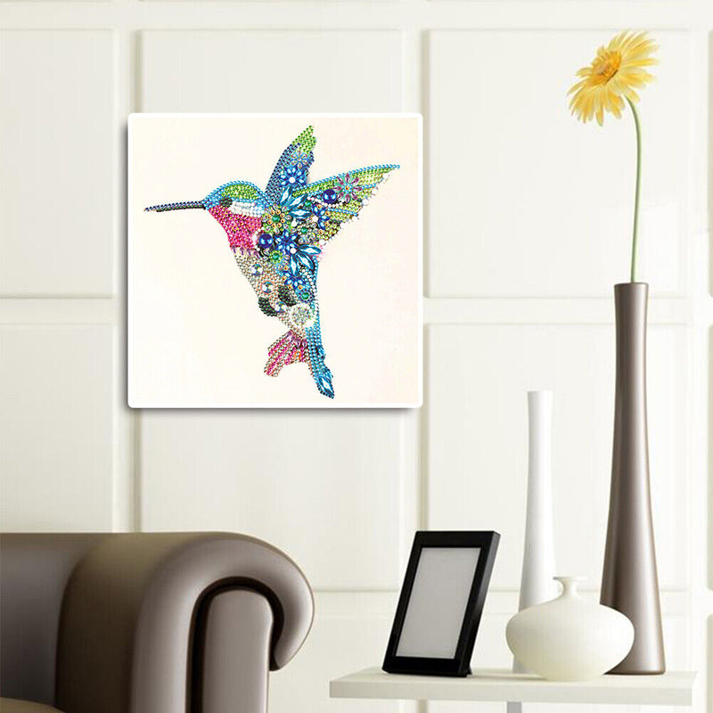 5D Partial Special Shaped Diamond Painting Hummingbird Poster Kit (UP265) Newly