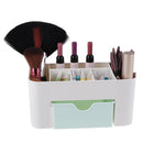 Desktop 6 Grid Makeup Organizer Storage Cosmetic Drawer Case(Light Green) Newly