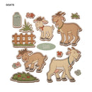 Goat Silicone Stamps Carbon Steel Cutting Dies Stencil Scrapbook Album