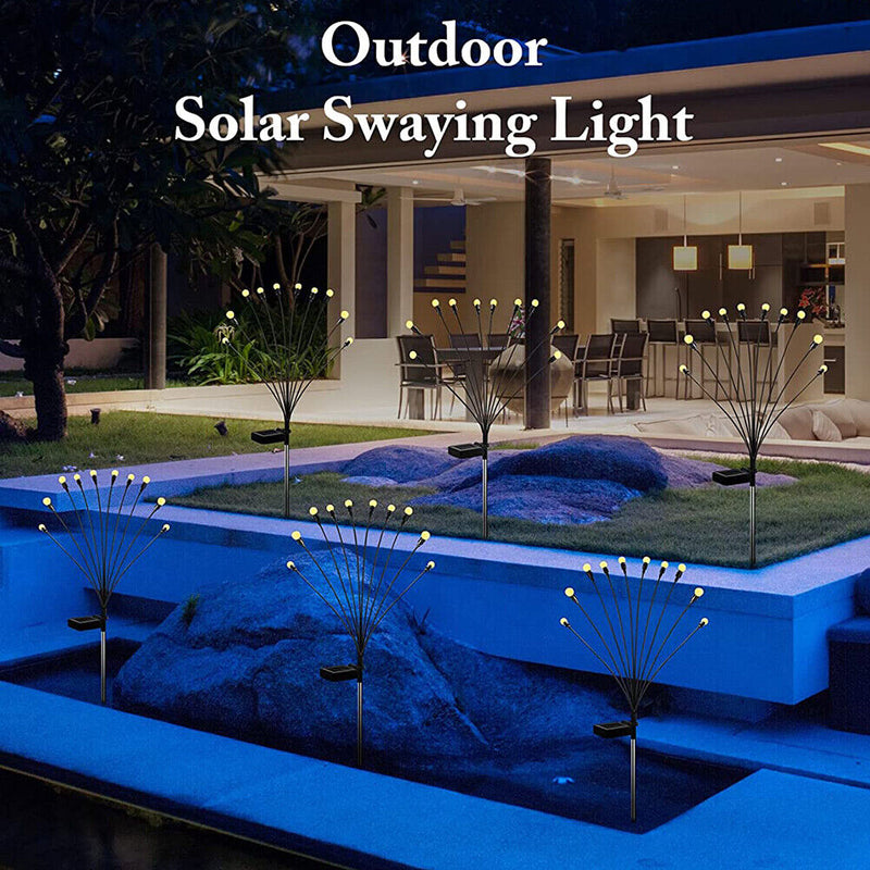 #A 2pcs Solar Led Light No Wires Required Garden Solar Light Yard Decor for Ou