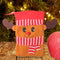 Non-Woven Christmas Kids Candy Bag Drawstring Gift Packing Pouch (Elk)