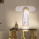 for Bedside Table Transparent Bedroom Glass Ball Modern Table Lamp Lampshade