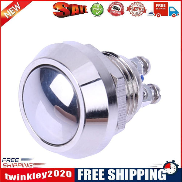 10pcs 12mm Metal Boat Horn Stainless Steel Push Button Starter Switch