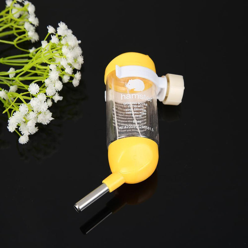80mL Hamster Water Dispenser Leak-proof Kettle Small Pet Water Feeding Device