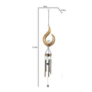 Outdoor Garden Decor LED Light Pendant Bell Wind Chimes Solar Wind Chime Lights