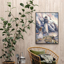 Lighthouse After Storm Oil Paint By Numbers Kits DIY Handpainted on Canvas