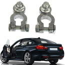 Tin Plated Brass Battery Terminals Connectors Positive + Negative 12V Universal