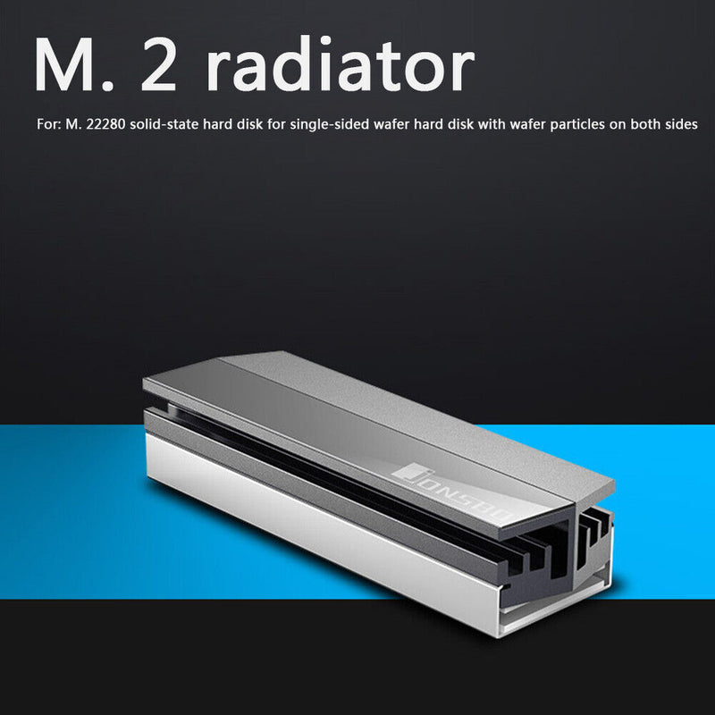 Jonsbo SSD Heatsink M.2 2280 Solid State Hard Disk Heat Dissipation Cooler Newly