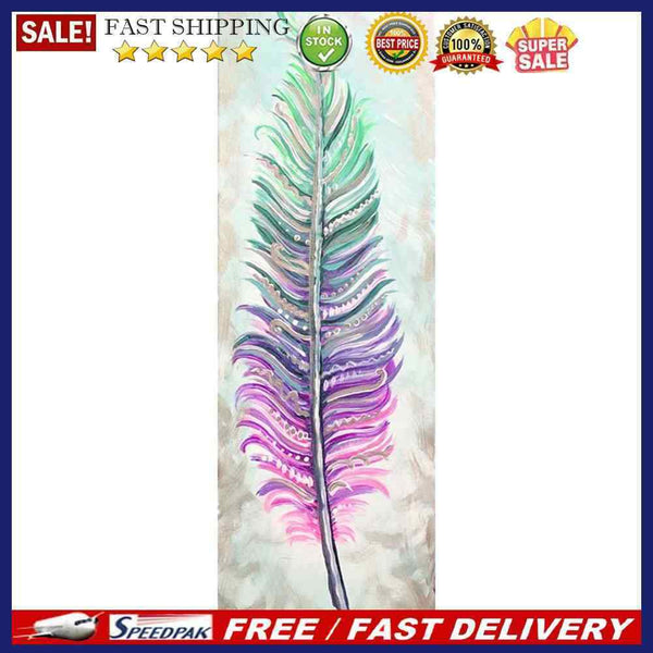 Feather 5D DIY Full Round Drill Diamond Painting Beadwork Handmade Mosaic Gif