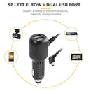 2 Port USB Car Phone Charger Mini USB Charger 3.5m for Anytek Car DVR Camera