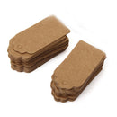 100X Brown Kraft Paper Tags Lace Scallop Head Label Luggage Wedding Note hot.