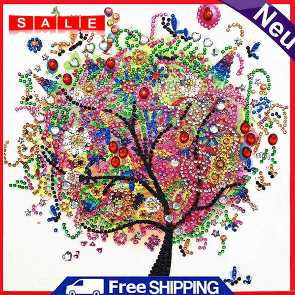 5D DIY Tree Special Shaped Diamond Painting Cross Stitch Mosaic Craft Kits
