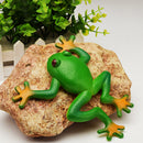 Realistic TPR Frog Elastic Anti-stress Prank Spoof Toys Kid Education Prop