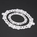 2pcs Oval Cutting Dies Album Decor Scrapbooking DIY Template Lace