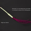 10pcs Night Fishing Luminous Anti-bite Tube Plastic Fishing Hook Protector