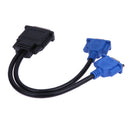 DMS-59 Pin Male to 2 VGA 15 Pin Female Splitter Adapter Cable