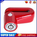 Scooter Bike Bicycle Motorcycle Anti-theft Brake Rotor Disc Lock Red