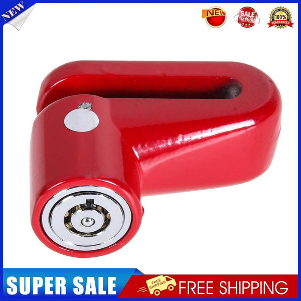 Scooter Bike Bicycle Motorcycle Anti-theft Brake Rotor Disc Lock Red