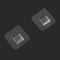 1*Double-Side Self-Adhesive Wall Mounted Hook Punch 7*7cm Hanger J3U7 UK G5G0